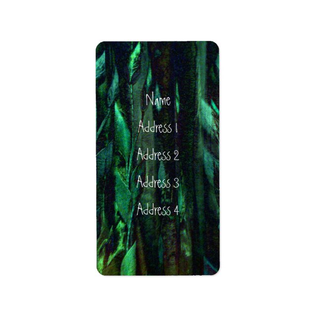 där Vild Sak är Adressetikett (Framsidan)