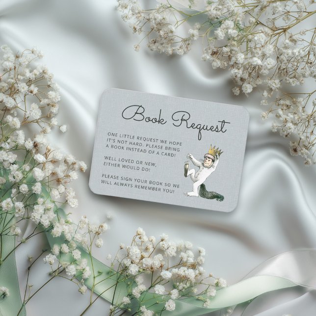 Där Vild Sak är - Bok begäran infoga Tilläggskort (Card simulated on table)