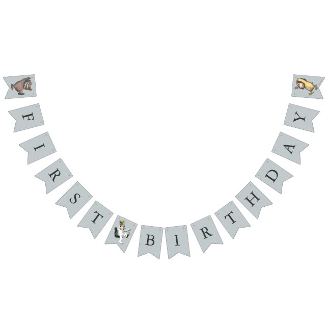 där Vild Sak är födelsedag Vimplar (Alla)