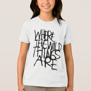 där Vild Sak är Handskriven T Shirt