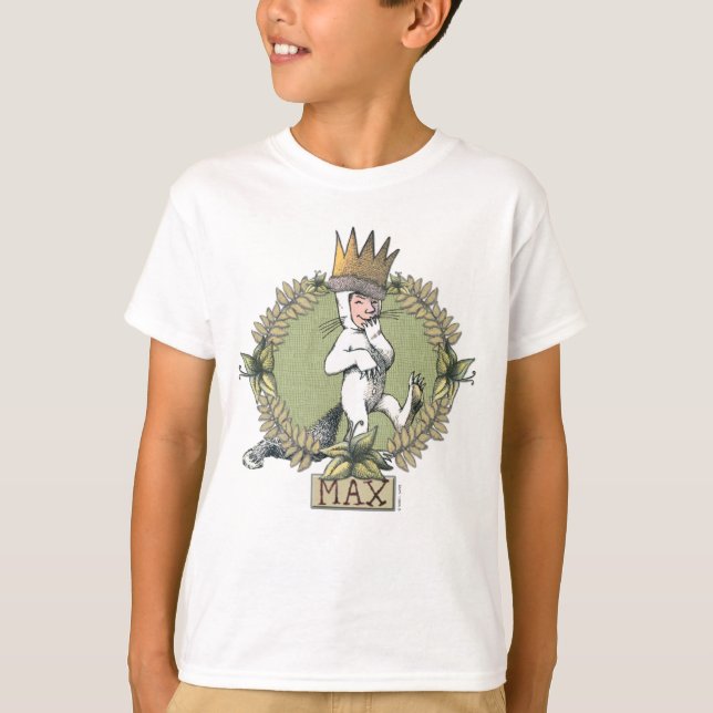 där Vild Sak är | Max Badge T Shirt (Framsida)
