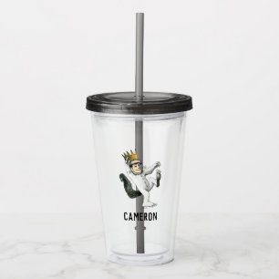 där Vild Sak är Max Lägg till ditt namn Take Away Mugg