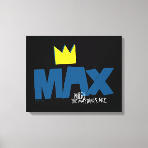 där Vild Sak är Max och Krona Canvastryck