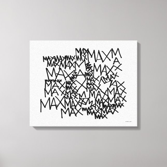 där Vild Sak är | Maximalt upprepat Canvastryck (Framsida)