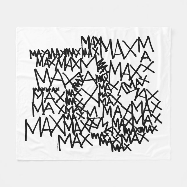 där Vild Sak är | Maximalt upprepat Fleecefilt (Framsidan (Horisontell))