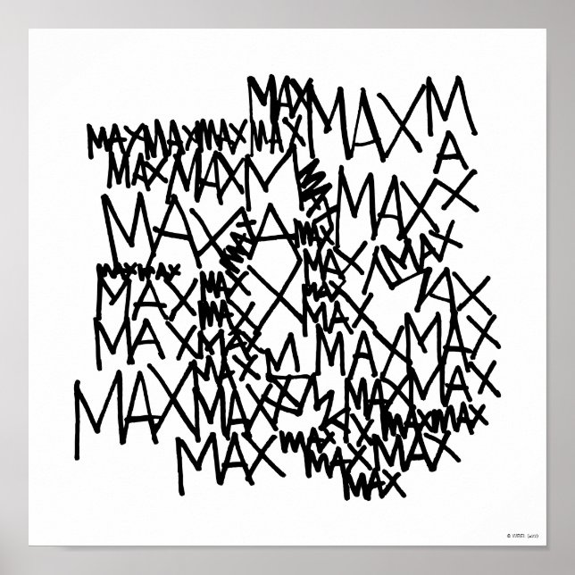 där Vild Sak är | Maximalt upprepat Poster (Framsidan)