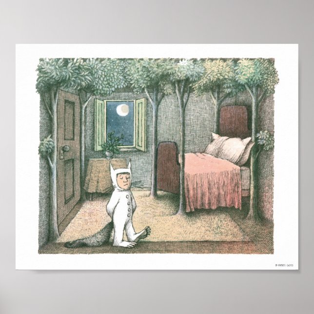 där Vild Sak är | Scen 3 Poster (Framsidan)