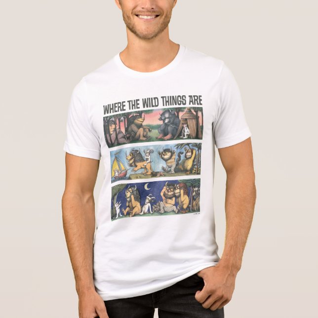 där Vild Sak är scener T Shirt (Framsida)