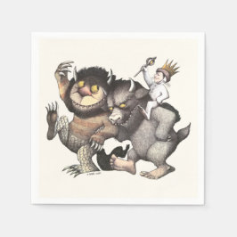 där Vild Sak är tecken Pappersservett