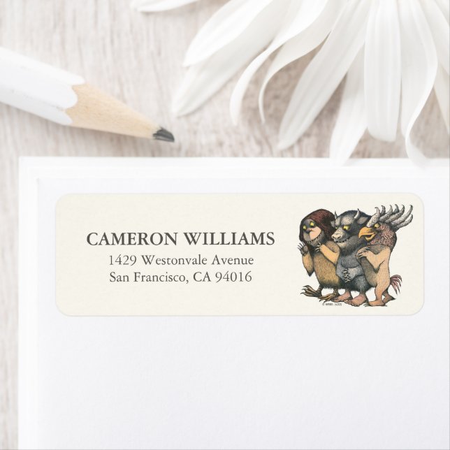 där Vild Sak är | Varor Returadress Etikett (Insitu)