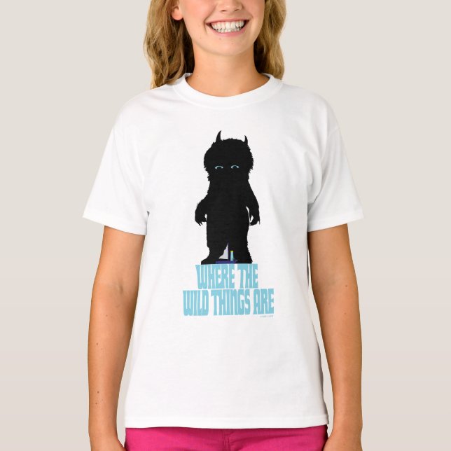 där Vild Sak är | Vild Sak Silhouette T Shirt (Framsida)