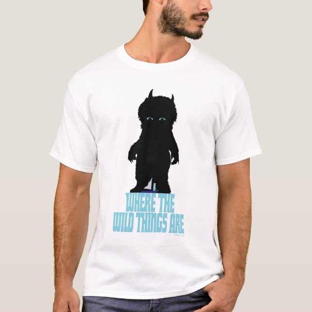 där Vild Sak är | Vild Sak Silhouette T Shirt (Framsida)