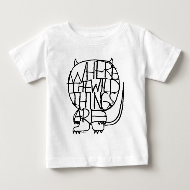 där Vild Sak är | Vild Sak Sketch T Shirt (Framsida)
