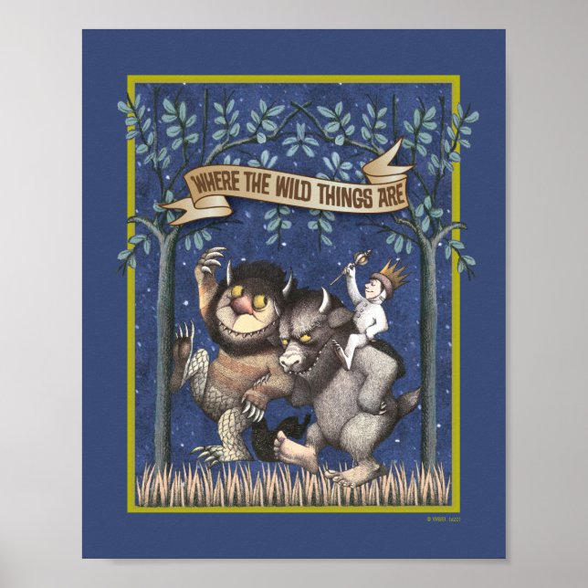 där Vilden Sak är grafik Poster (Framsidan)
