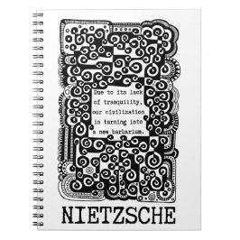 dåraktighet och barbari citat av Nietzsche Anteckningsbok