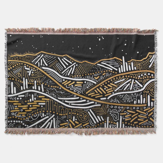 Därborta kastfilt mysfilt (Framsidan)