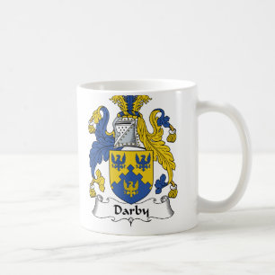 Darby familjvapensköld kaffemugg