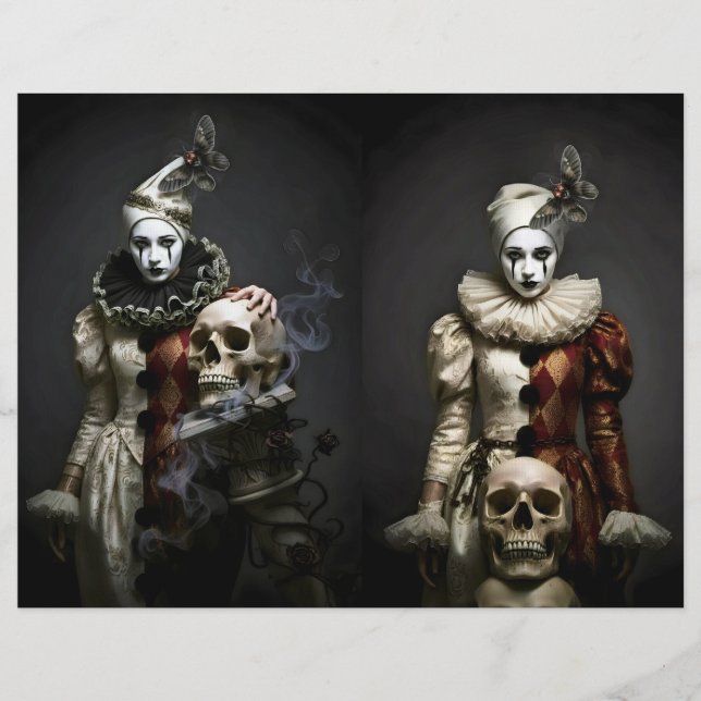 Darc Romantic Scrapbook Sheet Brevhuvud (Framsida)