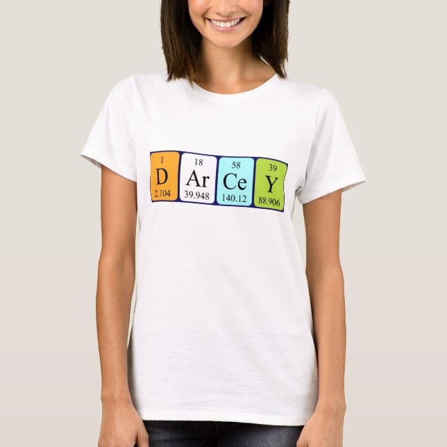 Darcey-skjorta bord namn tee shirt (Framsida)