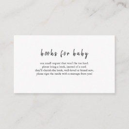 DARCY Black White Bokar för Baby Card Tilläggskort