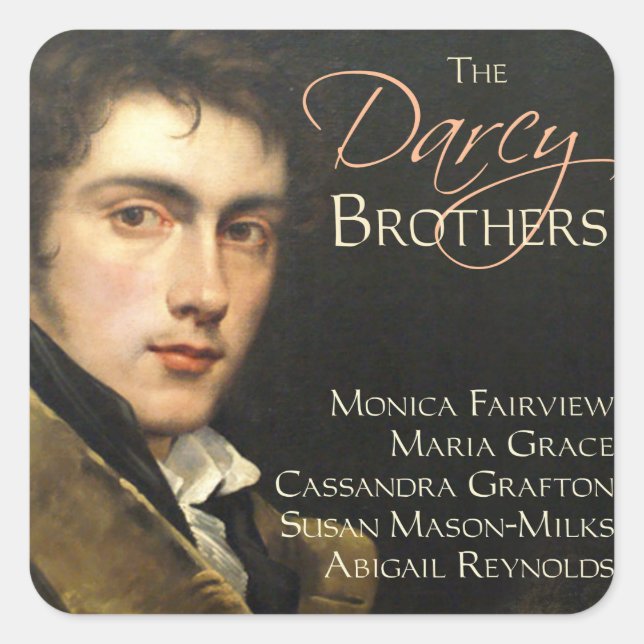 Darcy Brothers Sticker Fyrkantigt Klistermärke (Framsida)