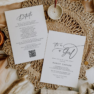 DARCY Classic Black White Det är en babyskö för fl Inbjudningar