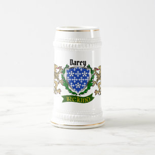 Darcy/Dorcy Irish Shield Personlig Beer Stein Sejdel