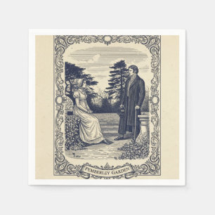 Darcy & Elizabeth scen Pappersservett