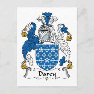 Darcy familjevapen vykort