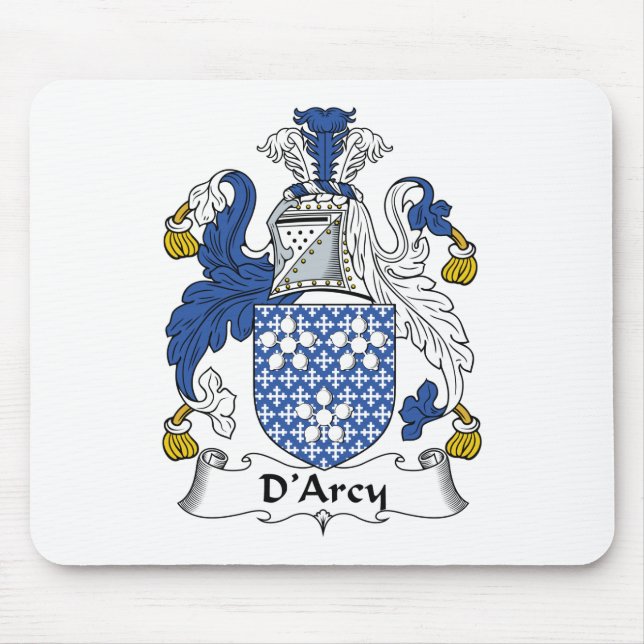 D'Arcy familjvapensköld Musmatta (Framsidan)