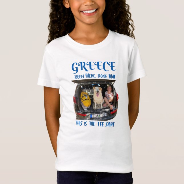 Darcy i Grekland T Shirt (Framsida)