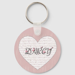 Darcy med Hearts! Nyckelring