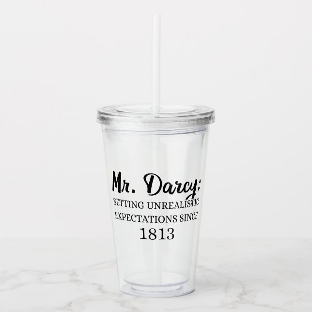 Darcy: orealistiska förväntningar sedan 1813 II Take Away Mugg (Framsida)