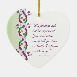 Darcy Quote-Anpassadet Ornament