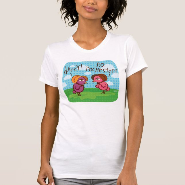 darcy vs. den $rochester utslagsplatsen tee shirt (Framsida)