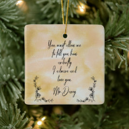 Darcy's Proklamation jul Ornament