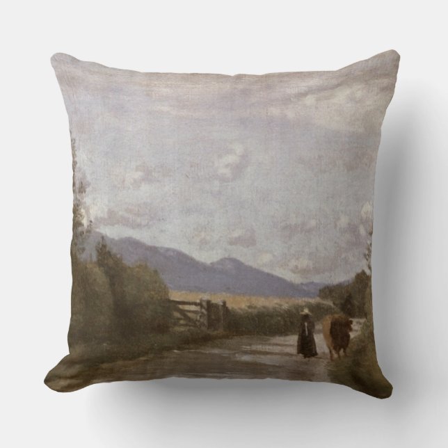 Dardagny morgon, c.1853 (olja på kanfas) kudde (Framsida)