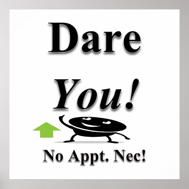 Dare att du Poster projektionsyta (Framsidan)