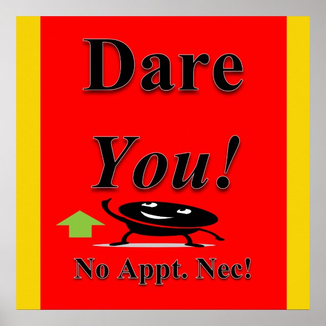 Dare att du Poster projektionsyta (Framsidan)