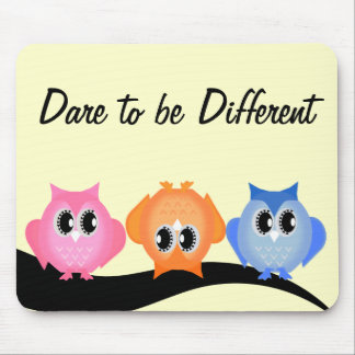 Dare att vara annorlunda Hoot Uggla Mousepad Musmatta