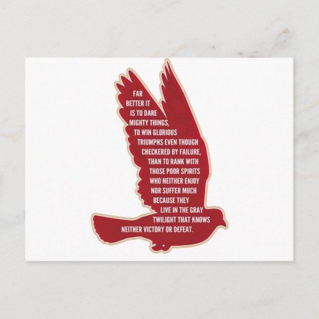 Dare Mighty Sak Vykort (Framsida)