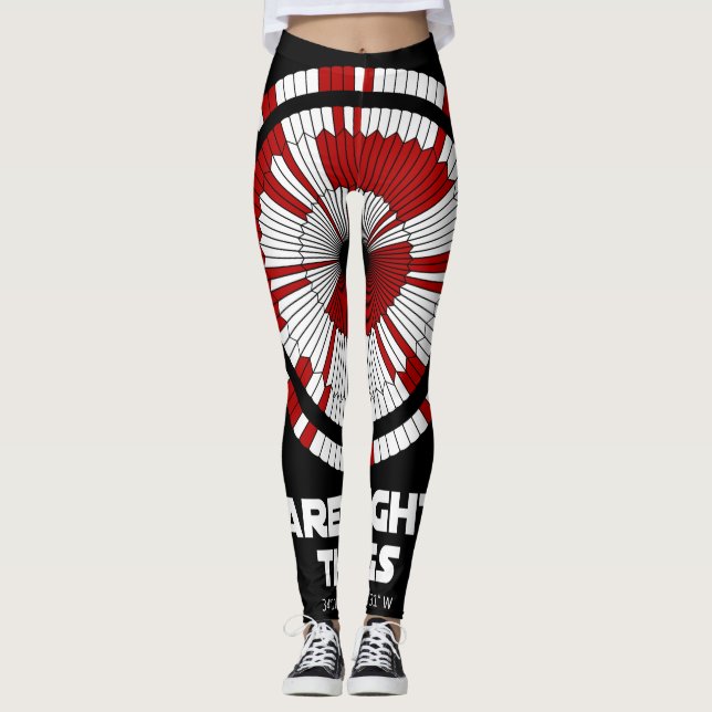 Dare Mighty Things Perseverance Mars Rover Landing Leggings (Framsida)