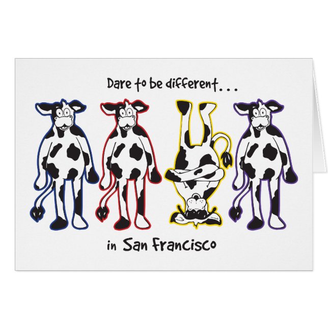 DARE-SAN-FRAN HÄLSNINGSKORT (Framsidan Horizontal)