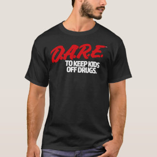 Dare Shirt - D.A.R.E. (Dare) Vintage 90&x27;s Logo T