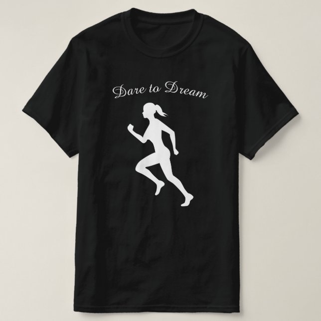 Dare to Dream Athletic Springer Joggare T Shirt (Design framsida)