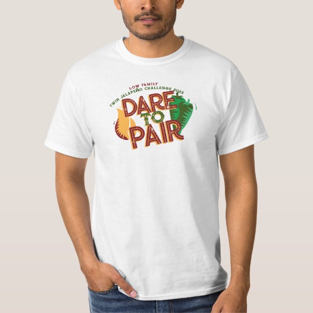 Dare to Pair | Twin Jalapeno Birthday T Shirt (Framsida)