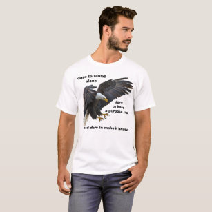 Dare to stand Ensam, American Örn Edition Tee Shirt