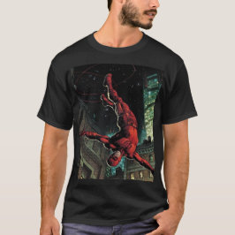 Daredevil Marvel Superhero Red Suit Night City T Shirt