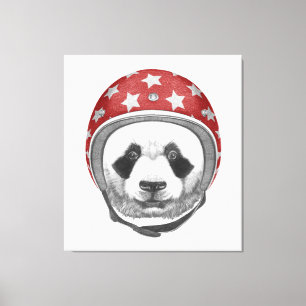Daredjävulen Panda Canvastryck