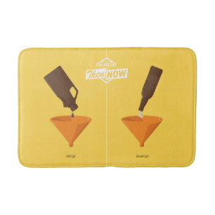 Därefter och nu: Öl Pong Badrumsmatta